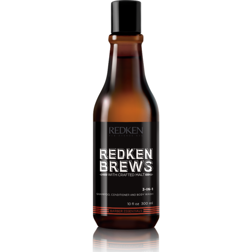 Redken Brews 3-in-1 Shampoo, Conditioner and Body Wash 10 oz