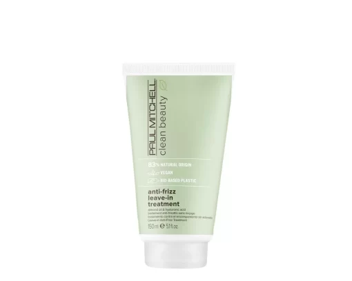 Paul Mitchell Clean Beauty Anti-Frizz Leave-In Treatment 5.1 oz | Almond & Hyaluronic Acid | Natural Origin | Vegan | Bio-Based Plastic