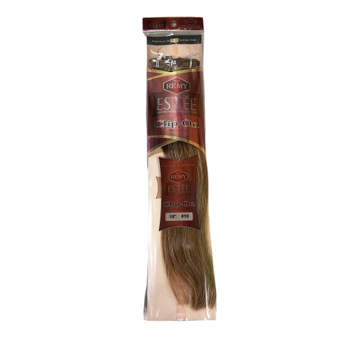 Estee Remy Clip-On 18 #10 | 100% Remy Human Hair