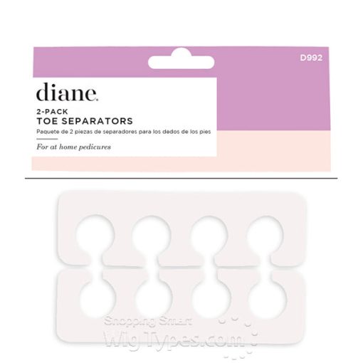 Diane Toe Separators White | 2-Pack | For At Home Pedicures | D992