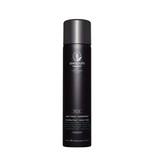 Paul Mitchell Awapuhi Wild Ginger Style Anti-Frizz Hairspray 9.1 oz | Humidity Shield | Medium Hold | Keratriplex