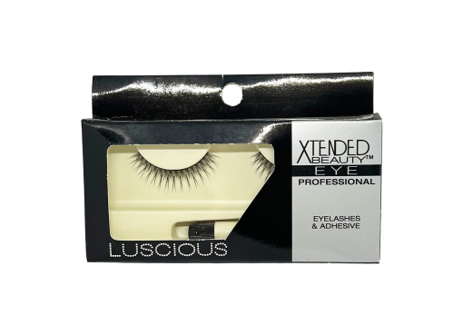 Xtended Beauty Eye Professional Eyelashes & Adhesive Luscious Strip Lashes