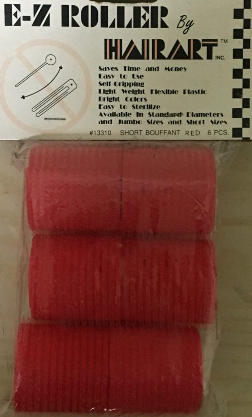 Hairart Short Bouffant Red Rollers 1 1/2 (6 pieces)