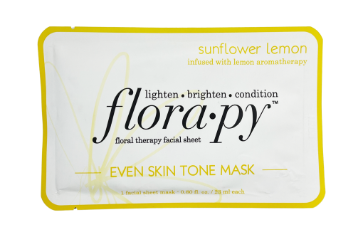 Florapy Therapy Facial Sheet Even Skin Tone Mask | Sunflower Lemon