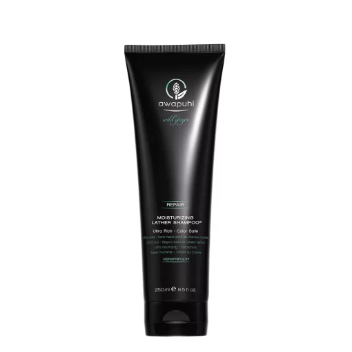 Paul Mitchell Awapuhi Wild Ginger Moisturizing Lather Shampoo 8.5 oz | Repair | Ultra-Rich | Color Safe | Keratriplex